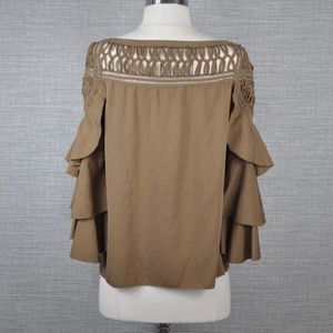 3.1 Phillip Lim Tops - 31 Phillip Lim Tan Ruffle Blouse - 4 3.1 Phillip Lim Tops - 31 Phillip Lim Tan Ruffle Blouse - 4